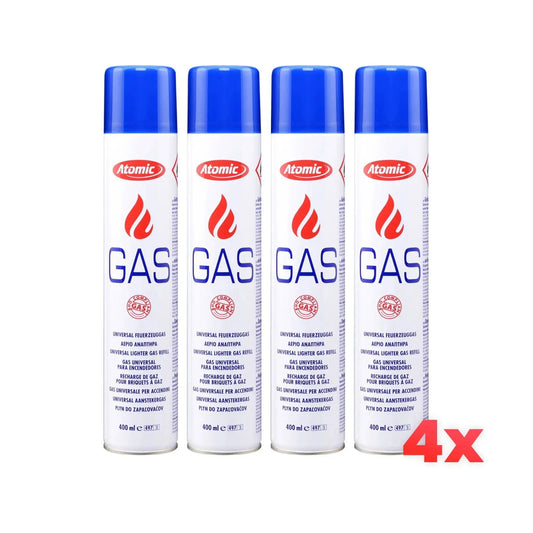 4x Atomic Butaangas 400ML - PyroProducts