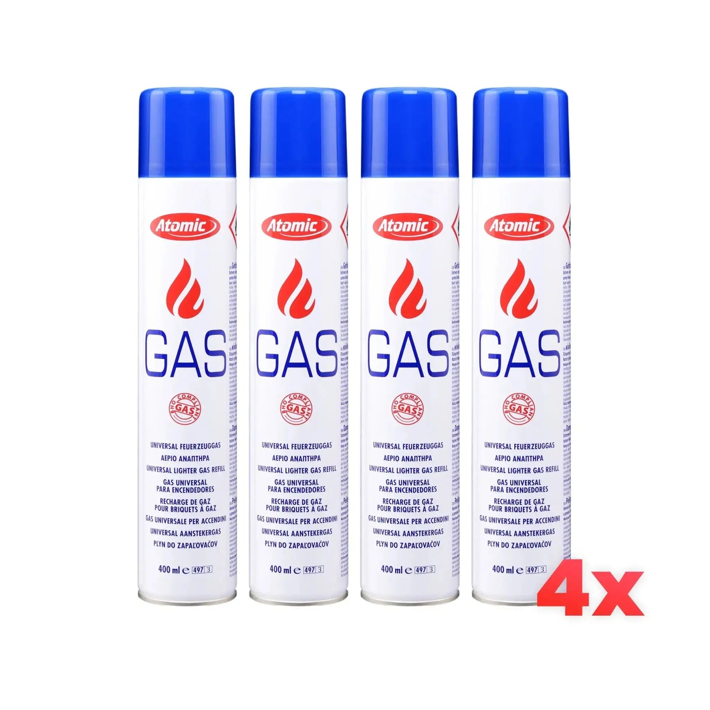 4x Butaang atomici da 400 ml