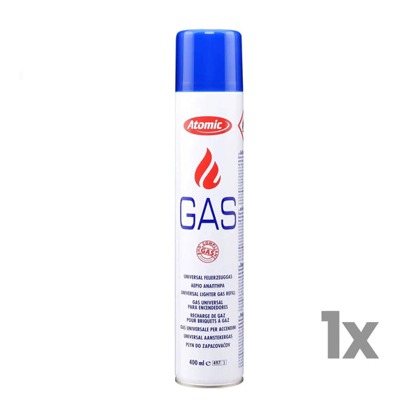 Gas butano Atomic (400 ml)