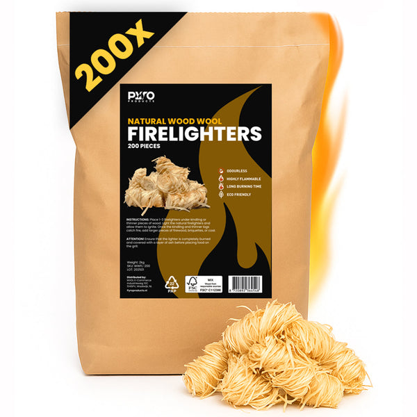 Accendifuoco 2 kg (200 pezzi)