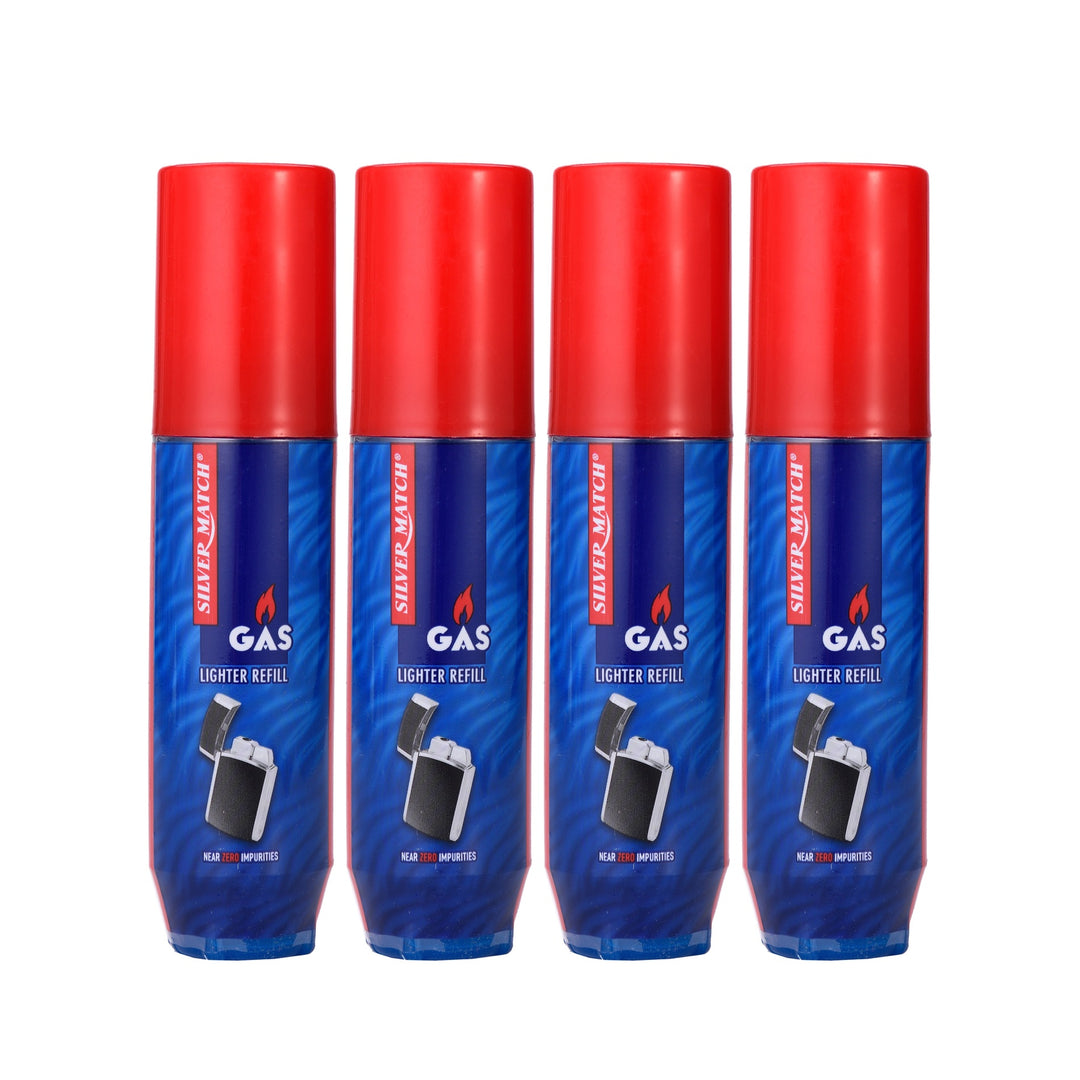 Silver Match Gas 60ml 4-pack