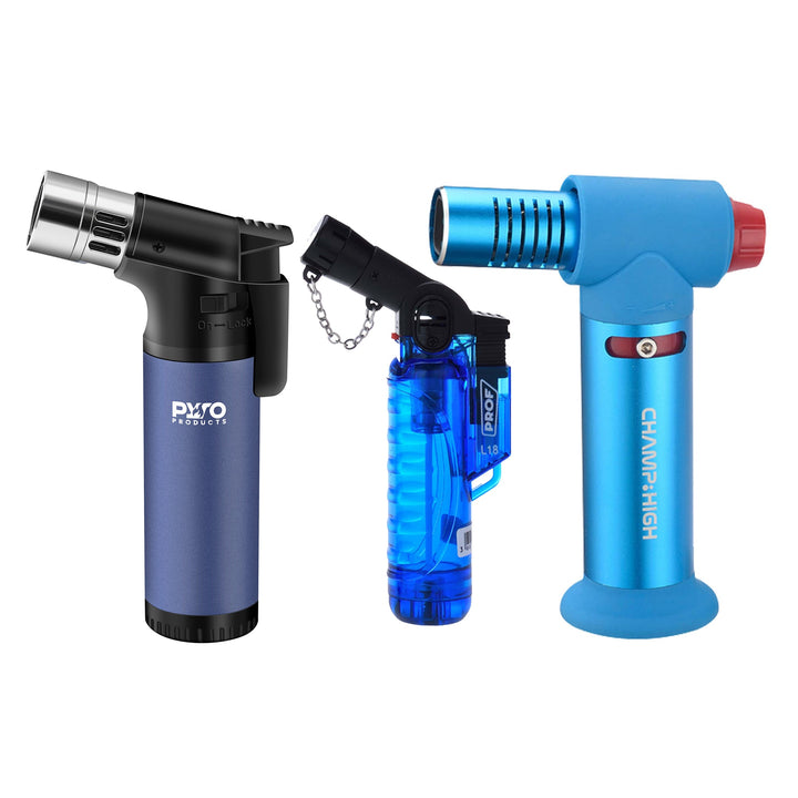 Blue Match Lighter Package