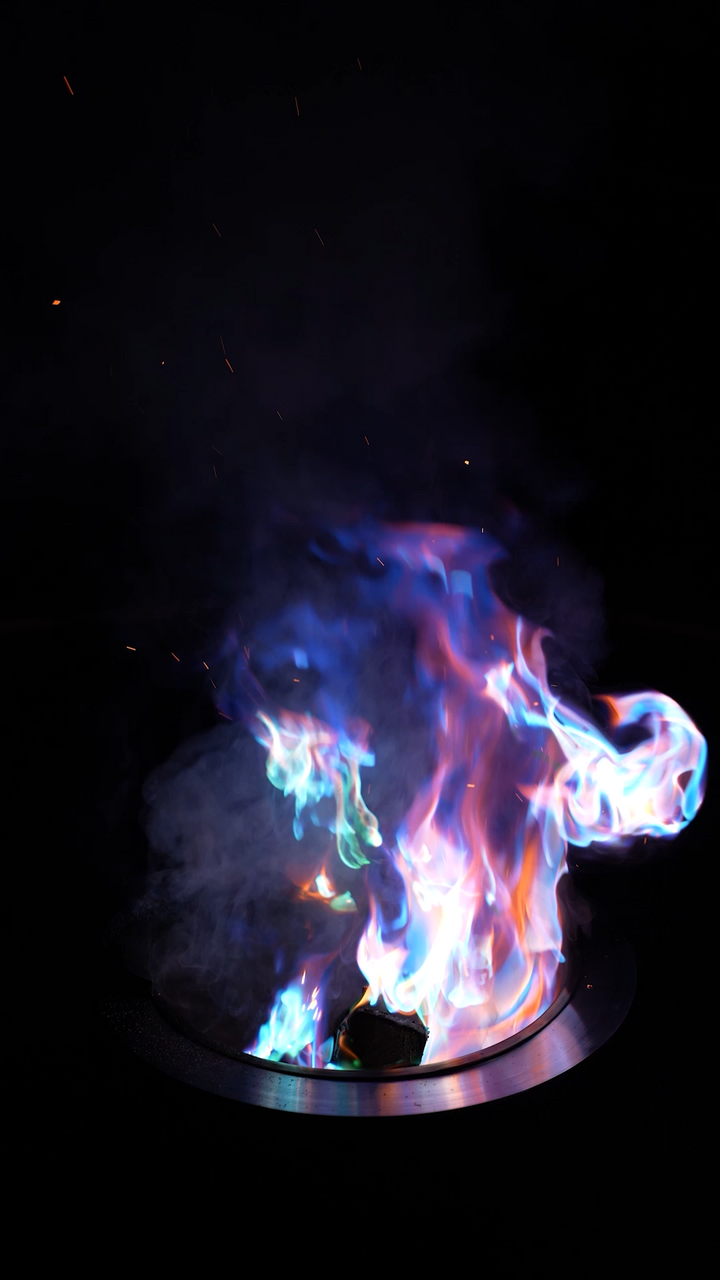 Polvere di fuoco che cambia colore, effetto fiamma magica, 15 pezzi Polvere di fuoco che cambia colore, effetto fiamma magica, 15 pezzi